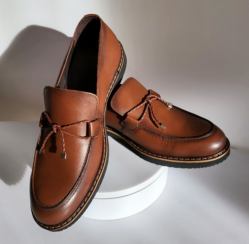 Snazzy Deviate package ViseDinPiele - REDUCERI :: Pantofi Mocasini CANAF din piele MARO