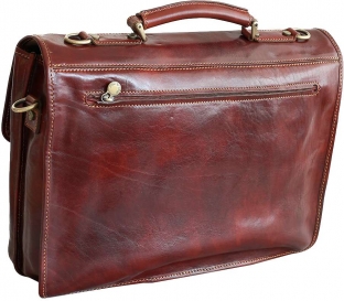 Servieta din piele naturala, port laptop, S143