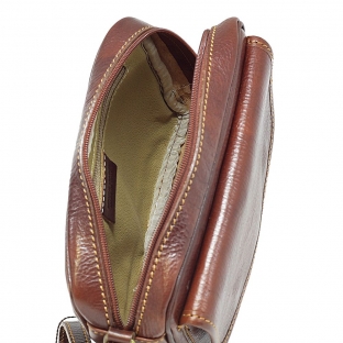 Borseta piele naturala coniac B118 