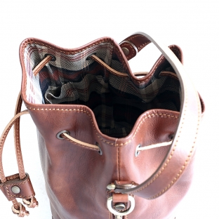 Geanta sac de dama din piele naturala,neagra, P134