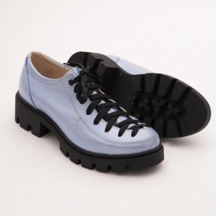Pantofi Bleu cu Siret  1052