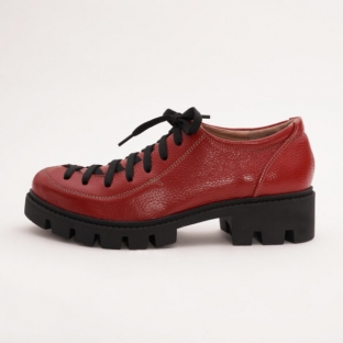 Pantofi Rosii cu Siret  1050