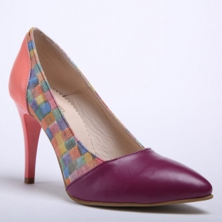 Pantofi Stiletto Multicolori 0449