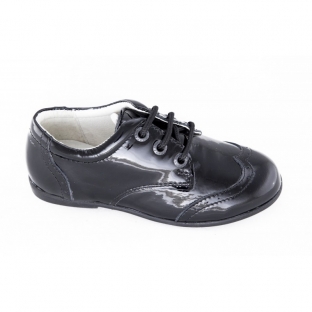 Pantofi baieti piele 1621 negru