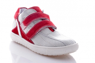 Pantofi fete sport 1402 alb rosu
