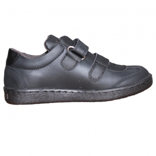 Pantofi sport copii negri din piele naturala 3229