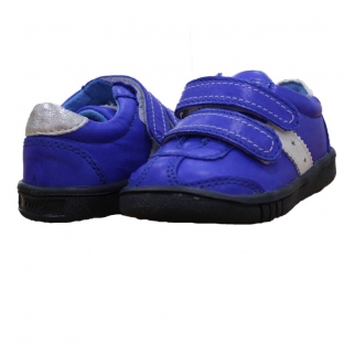 Pantofi sport pentru copii din piele naturala albastru 1839a