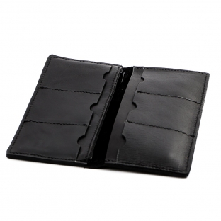 Portmoneu piele ALL-IN-ONE negru