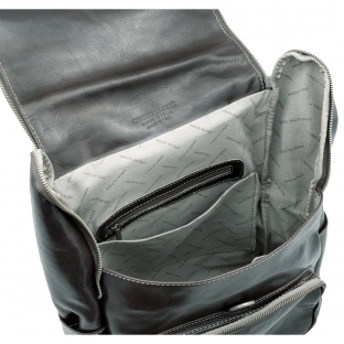 Rucsac barbati din piele naturala pentru laptop ,R5568