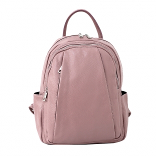 Rucsac dama din piele naturala, roz, DR137R