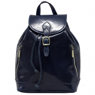 Rucsac din piele naturala,bleumaren, R110K