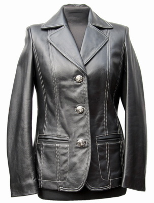 Sacou dama piele  A06 N
