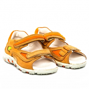 Sandale copii piele 178 portocaliu