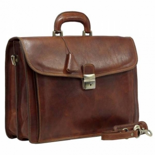 Servieta din piele naturala vachetta, neagra, S133