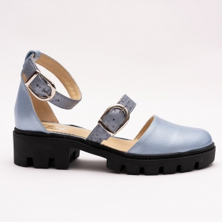 Pantofi Casual Decupati Bleu 0943