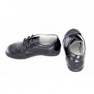 Pantofi baieti piele 1621 negru